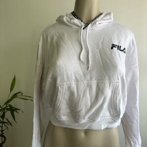 Cropped Fila Sweater